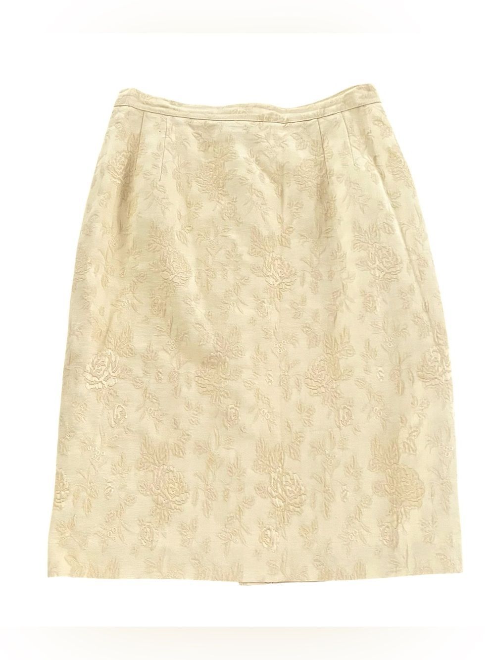 Vintage Luisa Spagnoli Floral Brocade Skirt